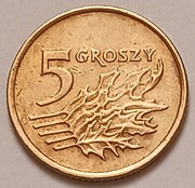 5 gr groszy 1993 r. 