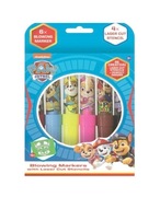 psi patrol markery dmuchane z szablonami, paw patrol blowing markers pisaki