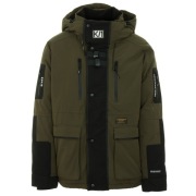 KHUJO NANDU KURTKA MĘSKA MARKOWA PARKA LOGOWANA KAPTUR M