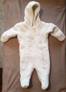 Kombinezon zimowy, na chrzest roz. 62- 68 3 - 6 mies