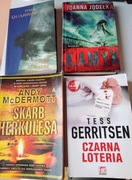 zestaw książek CZARNA LOTERIA KAMYK POTĘGA HURAGANU SKARB HERKULESA 