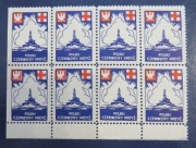 Wojsko Polskie w Wielkiej Brytanii Nalepki dobroczynne PCK arkusik ** 