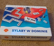 Gra edukacyjna sylaby w dominie