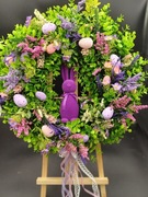 Wianek na drzwi wielkanocny 