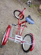 Rower trójkołowy dla osoby niepełnosprawnej