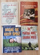 Zestaw książek o zdobywaniu pieniedzy