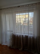 Firanka zakardowa  ze wzorkiem  fale na dole  260/ 480f