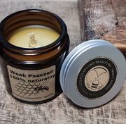 Świeca z wosku pszczelego 125ml 100% wosk pszczeli