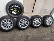 Koła 15" alufelgi BMW E36 E46  5x120 z oponami zimowymi + koło dojazdowe