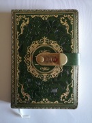 Zeszyt Notes pamiętnik ( kłódka, szyfr) skórzany śliczny na Prezent 