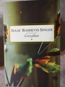 Certyfikat  Isaac Bashevis Singer