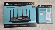  Zestaw Wi-Fi 6E TP-Link AXE5400 + RE815XE | szybki internet w całym domu 