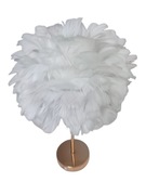 Lampka dekoracyjna z piórkami 