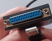 Adapter USB LPT przejściówka  25-pin 