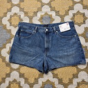 Nowe Uniqlo krótkie spodenki jeansowe damskie granatowe XL XXL 32 us 