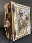 Album Jesienny  Wykonany metodą scrapbokingu 