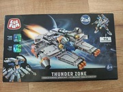 Klocki ELE FUN Kosmiczny Transformator 916 elementów 2W1 statek kosmiczny