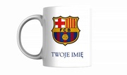 Kubek FC BARCELONA . Prezent dla kibica. Twoje imię