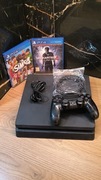 PS4 Slim 500GB CUH-2016A + pad + Uncharted 4 i The Sims 4