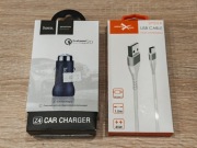 Ładowarka samochodowa hoco 2.1A + kabel USB-C 45W