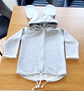 Bluza jesienna na cienkim polarku r.110 króliś