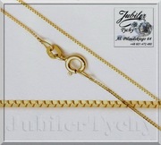 Złoty łańcuszek splot KOSTKA – Wenecjana złoto 585