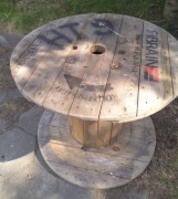 BĘBEN DREWNIANY po kablach