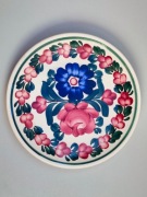 Talerzyk dekoracyjny, fajans, PRL