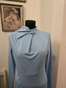 Elegancka sukienka błekitna 36. Sukienka na Wigilie