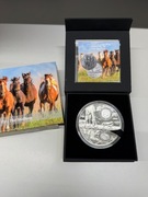 Moneta Kolekcjonerska Dorastanie Konie 5 Oz 