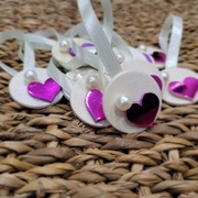 Zawieszki Serduszka Sylwester, Baby Shower, Panieński.