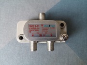 Rozdzielacz spliter antenowy AXING SVE 2-01 pasywny satelitarny telewizyjny