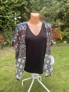 Desigual 2w1 kardigan/narzutka/bluzka i koszulka na ramiączkach rozm. M