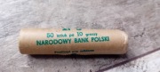 Rolka bankowa NBP 50 sztuk po 10 groszy 1981 rok PRL