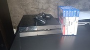 PS4 (wymieniony dysk na SSD) + 6gier