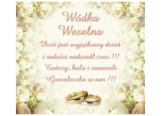 NAKLEJKI NA WÓDKĘ WESELNĄ etykiety na alkohol 50 sztuk