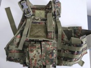 Kamizelka US Ranger Taschen Flecktarn MFH taktyczna regulowana