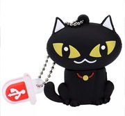 Pendrive Czarny Kot 64 GB 2.0 USB 