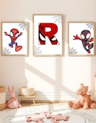 Spiderman Plakaty x3 personalizowane 