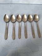 Stare łyżki stołowe 6 sztuk całość za 20zł (MR)