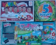 Gry planszowe 7szt ,wiek 5+, praktycznie kompletne, opis.
