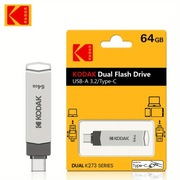 Pendrive 64GB dual Kodak  2w1 USB-A 3.2 / USB-C metalowy