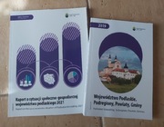 2szt. Województwo Podlaskie. Gminy, Powiaty. Raport Urzędu Statystyki. 