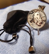 Zawieszka z 30g monety Chińska Panda 2024