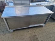 Stół Gastronomiczny Na Kołach Drzwi Suwane 175/70/85