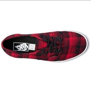 Vans Authentic Plaid Flannel w kratę czerwone