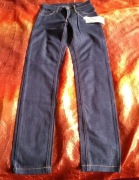 Deep Soul W24 size 24 crown comfort b granatowe vintage spodnie