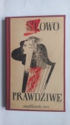 Słowo prawdziwe Warszawa 1942 Konspiracyjna antologia poezji m.in Baczyński