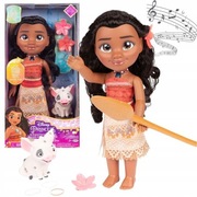 Disney lalka Vaiana Moana śpiewająca świecąca duża 35 cm interaktywna + Pua