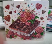 Kartka okolicznościowa diamentowa na Walentynki Walentynka r 